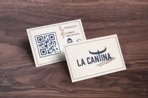 carte de visite la cantina